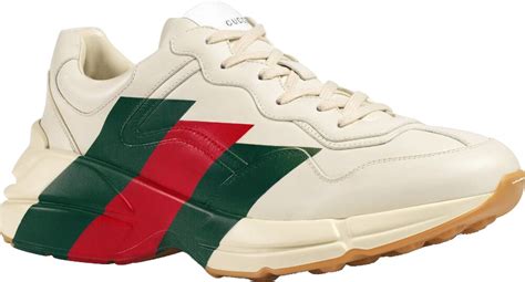 gucci style tennis shoes red and green stripe|Gucci tennis shoes men's.